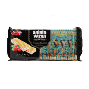 ویفر توت فرنگی 95 گرمی شیرین وطن