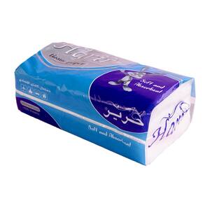 دستمال کاغذی سافت پک 250 برگ 2 لایه 1 عددی حریر