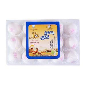 تخم مرغ 15 عددی رها مرغ