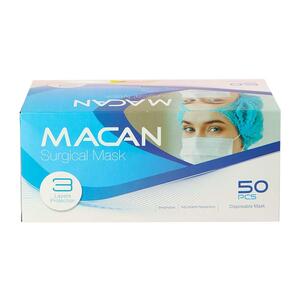 ماسک بهداشتی 3 لایه 50 عددی ماکان
