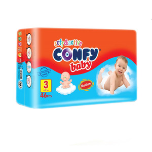 پوشک بچه جمبو سایز 3 متوسط 46 عددی کانفی بیبی