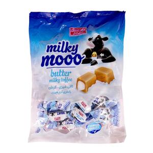 تافی کره ای با مغز شیری 400 گرمی میلکی مو شیرین عسل