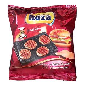 همبرگر گوشت 30 درصد 500 گرمی رزا