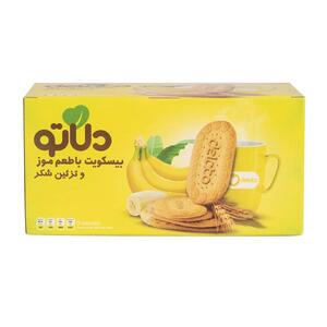 بیسکویت پذیرایی موزی 900 گرمی دلاتو