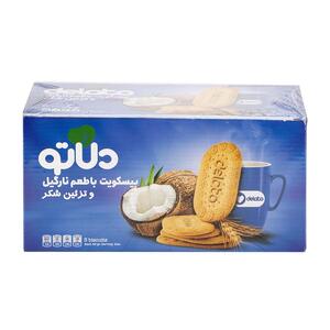 بیسکویت پذیرایی نارگیلی 900 گرمی دلاتو