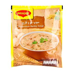 سوپ جو و قارچ 75 گرمی مگی