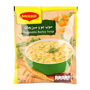 سوپ جو و سبزیجات 75 گرمی مگی
