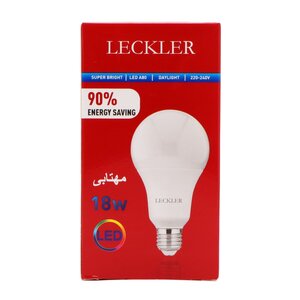 لامپ ال ای دی حبابی مهتابی 18 وات لکلر