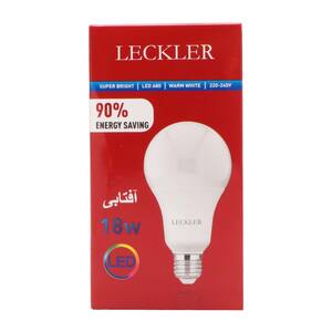 لامپ ال ای دی حبابی آفتابی 18 وات لکلر
