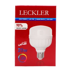 لامپ ال ای دی حبابی آفتابی 20 وات لکلر