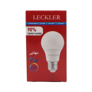 لامپ ال ای دی حبابی مهتابی 9 وات لکلر
