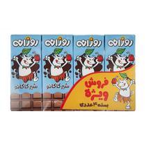 پک شیر شکلات 4 عددی 2 درصد چربی 200 سی سی روزانه