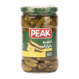 خیارشور ویژه 650 گرمی پیک