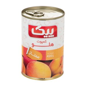 کمپوت هلو ممتاز 420 گرمی پیک
