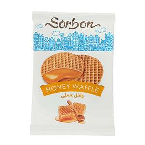 وافل عسلی یک عددی 33 گرمی سوربن