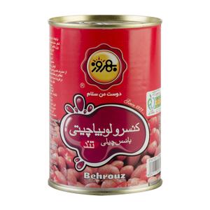 کنسرو لوبیا چیتی با سس چیلی 390 گرمی بهروز