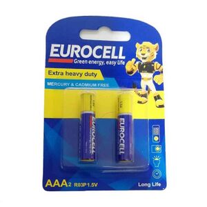 باتری کربن زینک قلمی شیرینک 2 عددی Eurocell