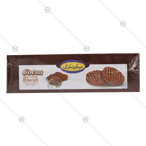 بیسکویت کرمدار کاکائویی 390 گرمی گرجی - پشت