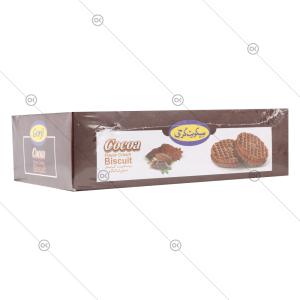 بیسکویت کرمدار کاکائویی 390 گرمی گرجی - سه‌رخ