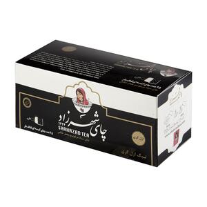 چای سیاه کیسه ای ارل گری لفافدار 25 عددی شهرزاد