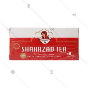 چای سیاه کیسه ای رویال لفافدار 25 عددی شهرزاد - پشت