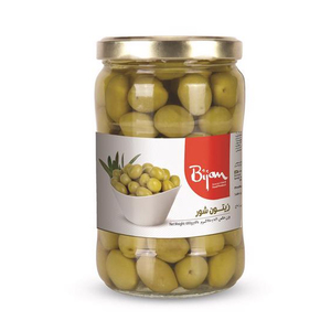 زیتون شور با هسته 680 گرمی بیژن