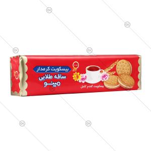 بیسکویت کرمدار 192 گرمی ساقه طلایی مینو - سه‌رخ