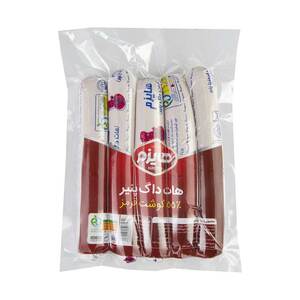 سوسیس هات داگ پنیر 55 درصد 500 گرمی هایزم