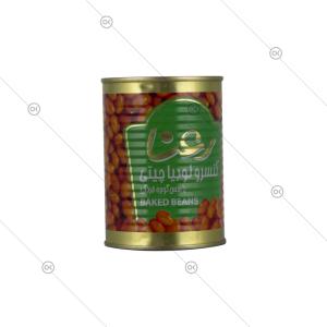 کنسرو لوبیا چیتی با سس گوجه فرنگی 380 گرمی رعنا - سه‌رخ