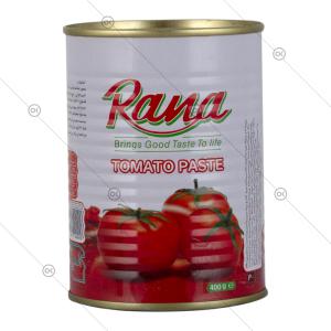 رب گوجه فرنگی 400 گرمی رعنا - پشت