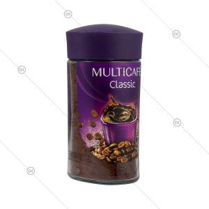 پودر قهوه فوری کلاسیک شیشه 100 گرمی مولتی کافه - سه‌رخ