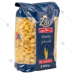 ماکارونی فرمی شلز 500 گرمی زر - سه‌رخ
