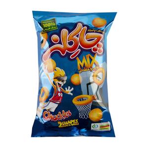 اسنک پنیری میکس توپ و حلقه 32 گرمی چاکلز