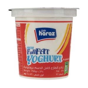 ماست پرچرب 4 درصد چربی 750 گرمی هراز
