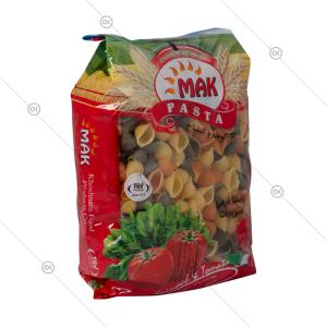 ماکارونی فرمی شلز سبزیجات 500 گرمی مک - سه‌رخ