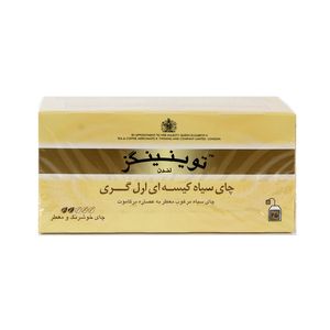 چای سیاه کیسه ای ارل گری 25 عددی توینینگز