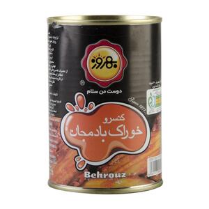 کنسرو خوراک بادمجان 380 گرمی بهروز - روبرو