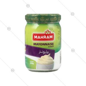 سس مایونز شیشه 240 گرمی مهرام - پشت
