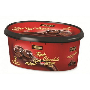 بستنی 1 لیتری تریپل چاکلت فوردو کاله