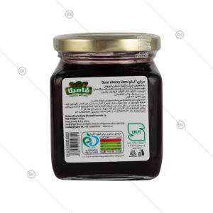 مربا آلبالو 300 گرمی فامیلا - پشت