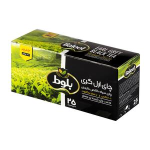 چای سیاه کیسه ای معطر بدون لفاف 25 عددی بلوط - روبرو