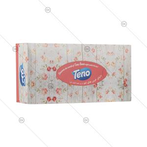 دستمال کاغذی100 برگ 2 لایه تنو - سه‌رخ