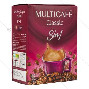کافی میکس 3*1 کلاسیک 12 عددی مولتی کافه - سه‌رخ