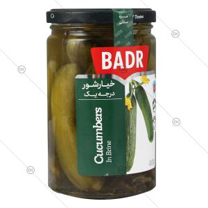 خیارشور درجه یک 620 گرمی بدر - سه‌رخ