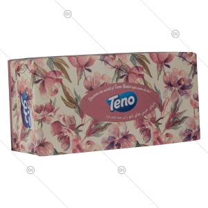 دستمال کاغذی 100 برگ 3 لایه تنو - سه‌رخ