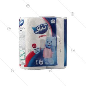 دستمال حوله 2 رول 3 لایه تنو - سه‌رخ