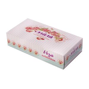 دستمال کاغذی 100 برگ 2 لایه مینا