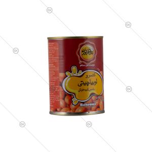 کنسرو لوبیا چیتی با سس چیلی 390 گرمی بهروز - سه‌رخ