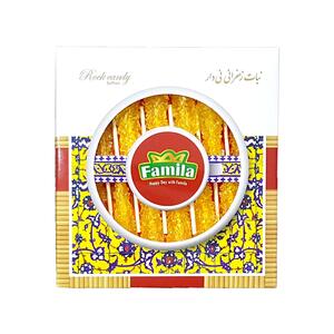 نی نبات زعفرانی 12 عددی فامیلا - روبرو
