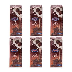 پک شیر کاکائو 6 عددی 200 سی سی دومینو